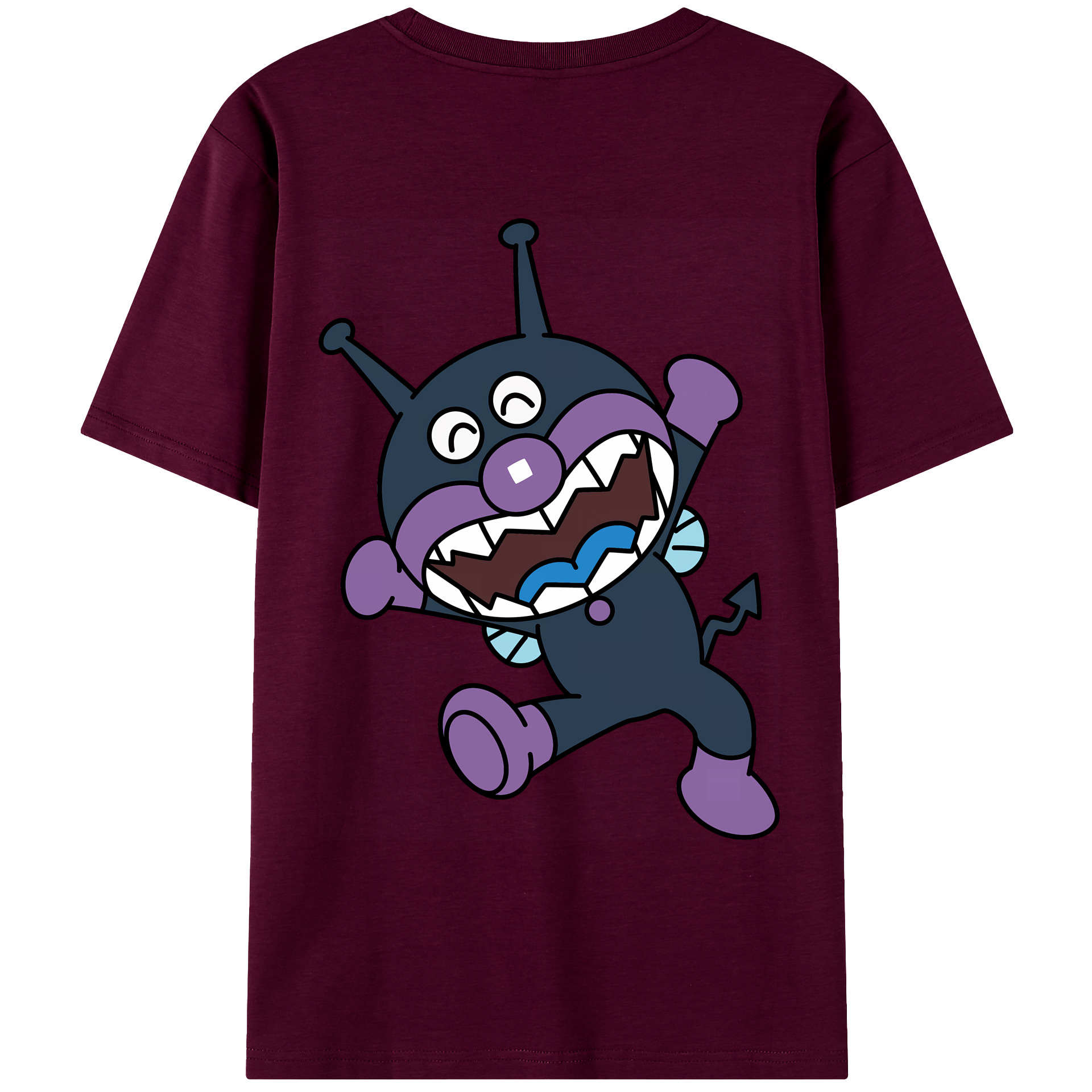 （画像用） アンパンマン Anpanman レディース半袖Tシャツ(バックプリント)
